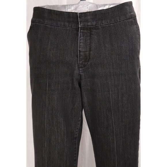 Chico’s Platinum Ultimate Fit 0.5 Jeans Black Wash Denim Straight Leg Stretch - Picture 3 of 12